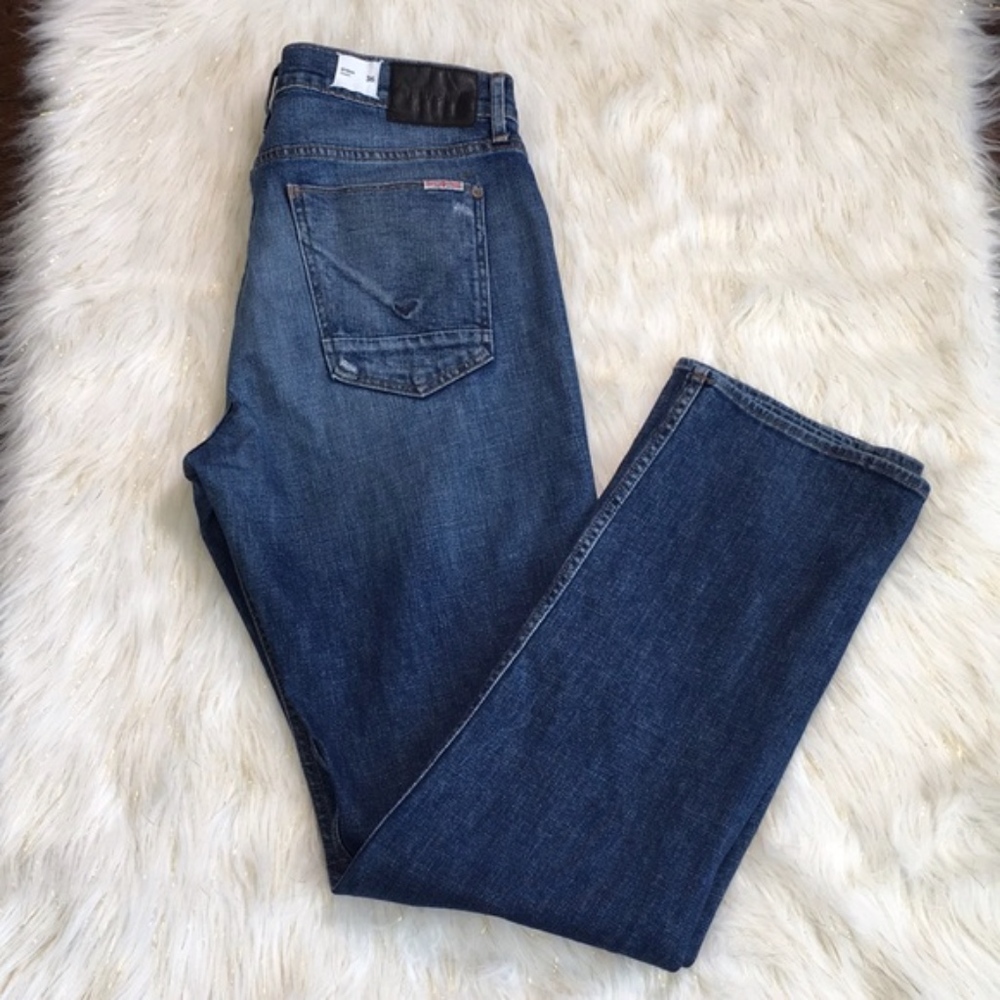 Hudson Byron Straight Button Fly Jeans size: 36